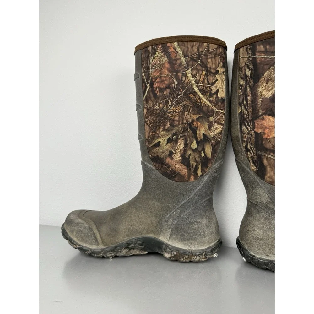Lacrosse Rubber Hunting Boots Mens 12 Alpha Lite Camo‎ Waterproof Gray Work 16